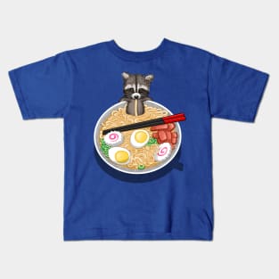 Raccoon Ramen Kids T-Shirt